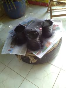 boites de lait recyclées